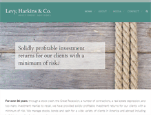 Tablet Screenshot of levyharkins.com